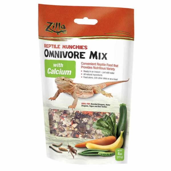 Reptile Munchies Omnivore with Calcium