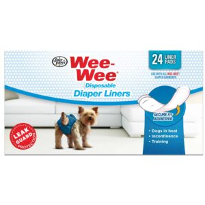 100523616-scaled-2-300x300 Wee-Wee Super Absorbent Disposable Dog Diaper Liners 24 count