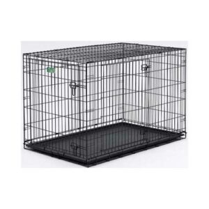 I-1530DD-300x300 Midwest Dog Double Door i-Crate Black 30" x 19" x 21"