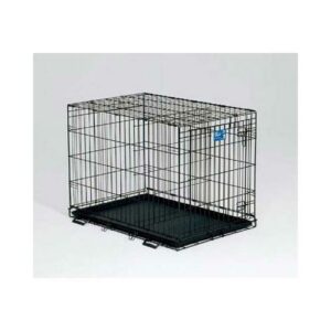 LS-1624-300x300 Midwest Life Stages Single Door Dog Crate Black 24" x 18" x 21"
