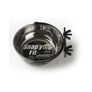 MW40-20-300x300 Midwest Stainless Steel Snap'y Fit Water and Feed Bowl 20 oz Stainless Steel 6" x 6" x 2.5"