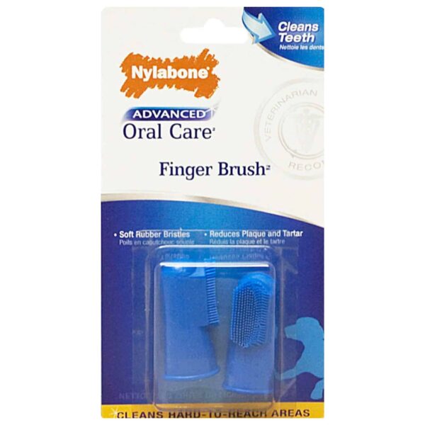 NPD701P-600x600 Nylabone Advanced Oral Care Finger Brush 2 count