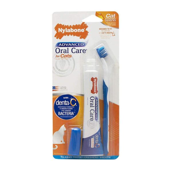 NPD901P-600x600 Nylabone Advanced Oral Care Cat Dental Kit