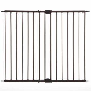 NS4955-300x300 North States Easy Swing and Lock Wall Mounted Pet Gate Matte Bronze 28" - 48" x 31"