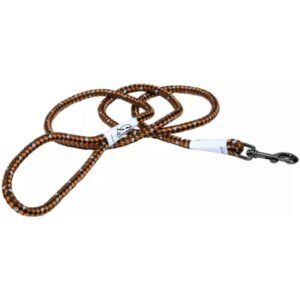 EP36216COG-300x300 K9 Explorer Reflective Braided Rope Snap Leash - Campfire Orange - 6' Lead