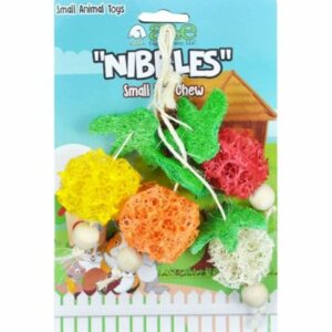 EPAE00969-300x300 Ae Cage Company Nibbles Fruit Bunch Loofah Chew Toy - 1 Count