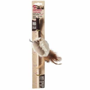 EPST52160-300x300 Spot Squeakeeez Mouse Teaser Wand Cat Toy Assorted Colors - 1 Count
