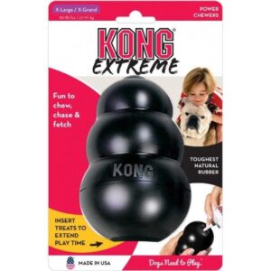 epj11102-300x300 Kong Extreme Kong Dog Toy - Black - X-large - Dogs 60-90 Lbs (5" Tall X 1.25" Diameter)