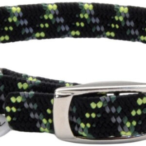7741bxg__1-300x300 Coastal Pet Elastacat Reflective Safety Collar with Charm Black/Green / 1 count Coastal Pet Elastacat Reflective Safety Collar with Charm Black/Green