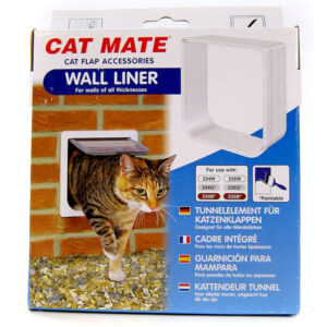 am00303__1-300x300 Cat Mate Cat Flap Wall Liner White / 1 count Cat Mate Cat Flap Wall Liner White