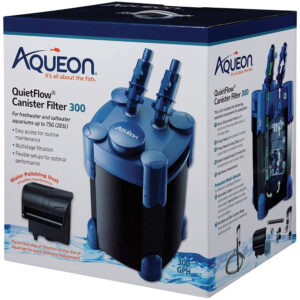 au07313__1-300x300 Aqueon QuietFlow Canister Filter for Freshwater and Saltwater Aquariums / 75 gallon Aqueon QuietFlow Canister Filter for Freshwater and Saltwater Aquariums