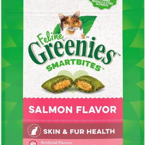 gr10142__1-300x300 Greenies Feline SmartBites Skin and Fur Health Salmon Flavor Cat Treats / 2.1 oz Greenies Feline SmartBites Skin and Fur Health Salmon Flavor Cat Treats