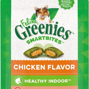 gr10658__1-300x300 Greenies SmartBites Healthy Indoor Cat Treats Chicken Flavor / 4.6 oz Greenies SmartBites Healthy Indoor Cat Treats Chicken Flavor