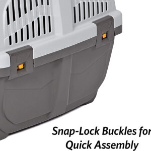 hy01824__4-300x300 MidWest Skudo Travel Carrier Gray Plastic Dog Carrier / X-Small - 1 count MidWest Skudo Travel Carrier Gray Plastic Dog Carrier