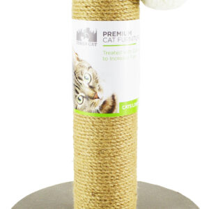 na49036__1-300x300 North American Plush Cat Post with Jute Grey / 17" tall North American Plush Cat Post with Jute Grey