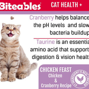 nb91266__6-300x300 Get Naked Cat Health Biteables Soft Cat Treats Chicken Feast Flavor / 3 oz Get Naked Cat Health Biteables Soft Cat Treats Chicken Feast Flavor