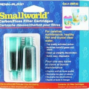 pp39007m__1-300x300 Penn Plax Small World Replacement Cartridge for the Fishbowl Filter / 12 count (6 x 2 ct) Penn Plax Small World Replacement Cartridge for the Fishbowl Filter
