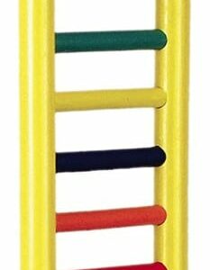 pv01138__1-233x300 Prevue Carpenter Creations Hardwood Bird Ladder Assorted Colors / 11 step - 1 count Prevue Carpenter Creations Hardwood Bird Ladder Assorted Colors