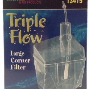 s13415__1-300x300 Lees Triple Flow Corner Aquarium Filter / Large - 1 count Lees Triple Flow Corner Aquarium Filter