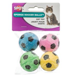 st2302__1-300x300 Spot Sponge Soccer Balls Cat Toy / 4 count Spot Sponge Soccer Balls Cat Toy