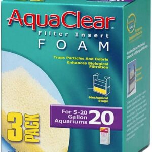 xa1390__1-300x300 AquaClear Filter Insert Foam for Aquariums / 20 gallon - 3 count AquaClear Filter Insert Foam for Aquariums