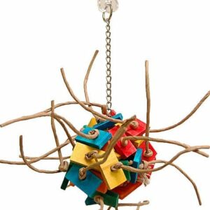 zo00758p__1-300x300 Zoo-Max Fire Ball Hanging Bird Toy / Small - 5 count Zoo-Max Fire Ball Hanging Bird Toy