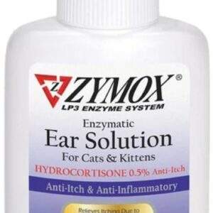 zy20125m__1-300x300 Zymox Enzymatic Ear Solution for Cats & Kittens with Hydrocortisone / 3.75 oz (3 x 1.25 oz) Zymox Enzymatic Ear Solution for Cats & Kittens with Hydrocortisone