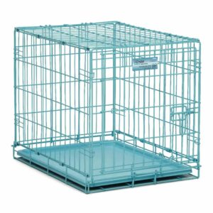 1524bl-300x300 Midwest iCrate Single Door Dog Crate Blue 24" x 18" x 19"