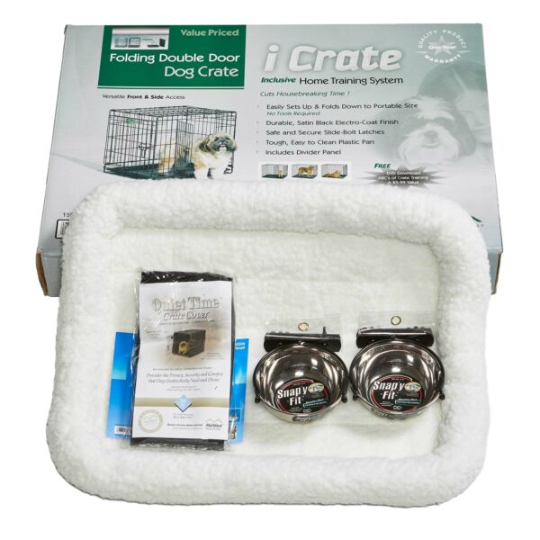 1524dd-kit-600x600 Midwest iCrate Dog Crate Kit Small 24" x 18" x 19"