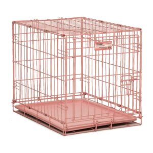 1524pk-300x300 Midwest iCrate Single Door Dog Crate Pink 24" x 18" x 19"