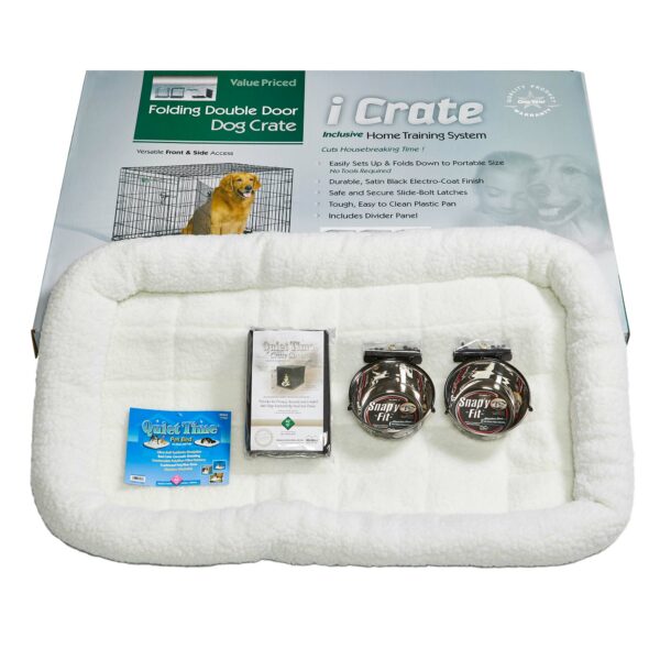 1542dd-kit-600x600 Midwest iCrate Dog Crate Kit Extra Large 42" x 28" x 30"
