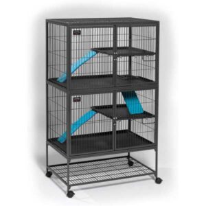 182-300x300 Midwest Ferret Nation Double Unit Cage Gray 36" x 25" x 62.5"