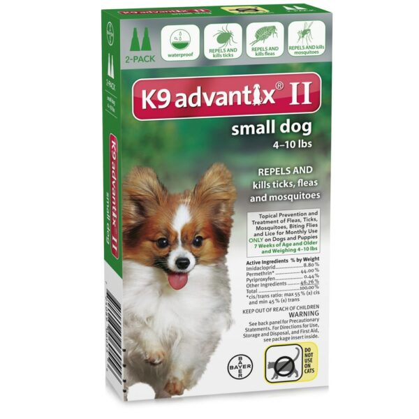 advx-green-10-2-600x600 Flea and Tick Control for Dogs Under 10 lbs 2 Month Supply