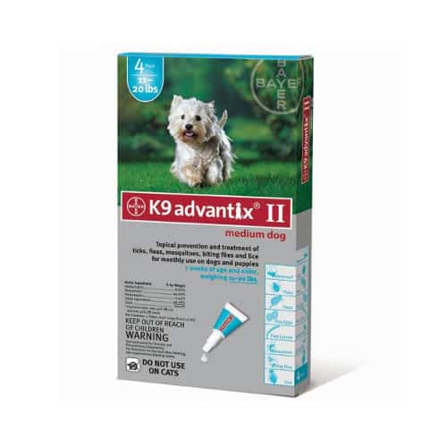 advx-teal-20-4 Flea and Tick Control for Dogs 10-22 lbs 4 Month Supply