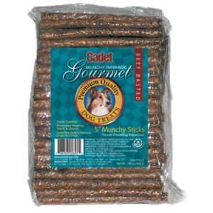 Rawhide Munchy Sticks Beef Basted 5 inches 100 pack