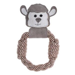 Country Tails Sheep Rope Ring Toy