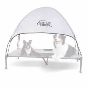 kh100546180-300x300 Pet Cot Canopy Extra Large Gray 32″ x 50″
