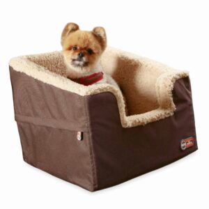 kh100546480-300x300 K&H Pet Products Bucket Booster Pet Seat Collapsible Rectangle Small Tan 16" x 16" x 14"