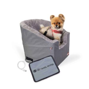 kh100546486-300x300 K&H Pet Products Bucket Booster Pet Seat Collapsible Heated Small Gray (18"x18"x16")