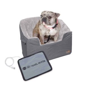 kh100546487-300x300 K&H Pet Products Bucket Booster Pet Seat Collapsible Heated Large Gray 22" x 20" x 16"