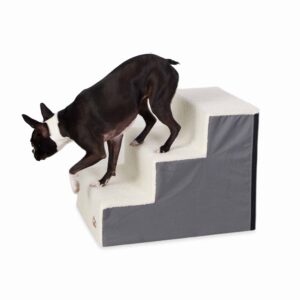 kh100546489-300x300 K&H Pet Products Pet Stair Steps 3 Stair Gray 21" x 16" x 17"