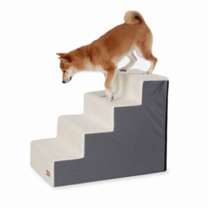 kh100546491-300x300 K&H Pet Products Pet Stair Steps 4 Stair Gray 28" x 16" x 22"