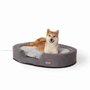 kh100546498-300x300 Thermo-Snuggly Sleeper Heated Pet Bed Large Gray 31″ x 24″ x 5″