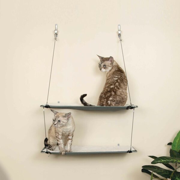 kh100550260-600x600 Wall Mounted Cat Shelf Double Level