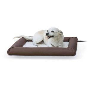 kh1079-300x300 Deluxe Lectro-Soft Outdoor Heated Pet Bed Small Brown 19.5″ x 23″ x 2.5″
