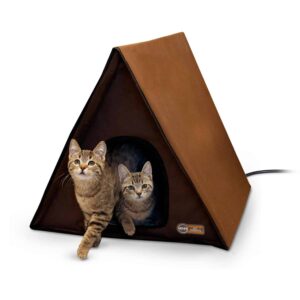 kh3992-300x300 Outdoor Heated Multiple Kitty A-Frame