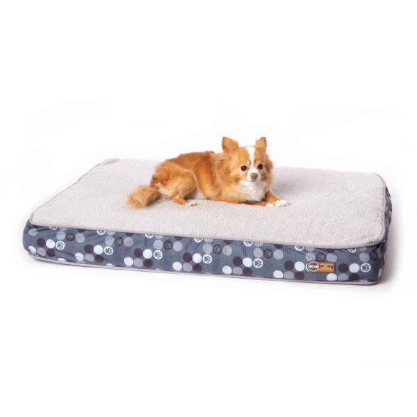 K&H Pet Products Superior Orthopedic Dog Bed Small Gray 27" x 36" x 4"