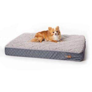 kh4652-300x300 Quilt-Top Superior Orthopedic Pet Bed Small Gray 27″ x 36″ x 4″
