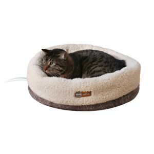 kh4932-300x300 Thermo-Snuggle Cup Pet Bed Bomber Gray 14″ x 18″ x 7″