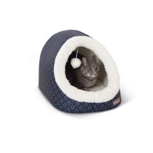 K&H Pet Products Thermo-Pet Cave Unheated Navy 17" x 15" x 13"